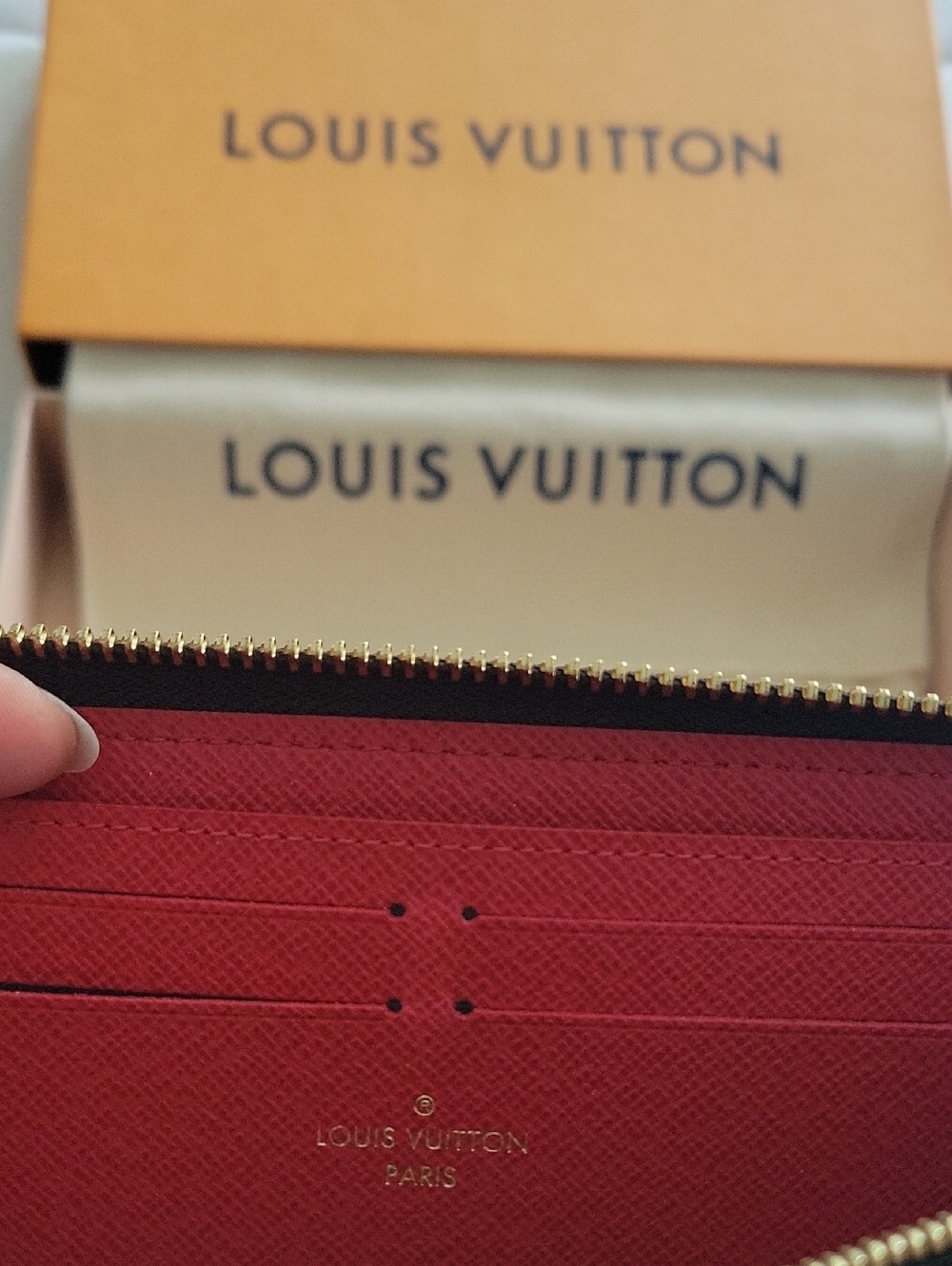 Louis Vuitton Damier Ebene Brown Check Zip Around Wallet - Picture 3 of 10